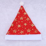 Santa Hat Soft Fleece Faux Fur Trim & Pom-Pom