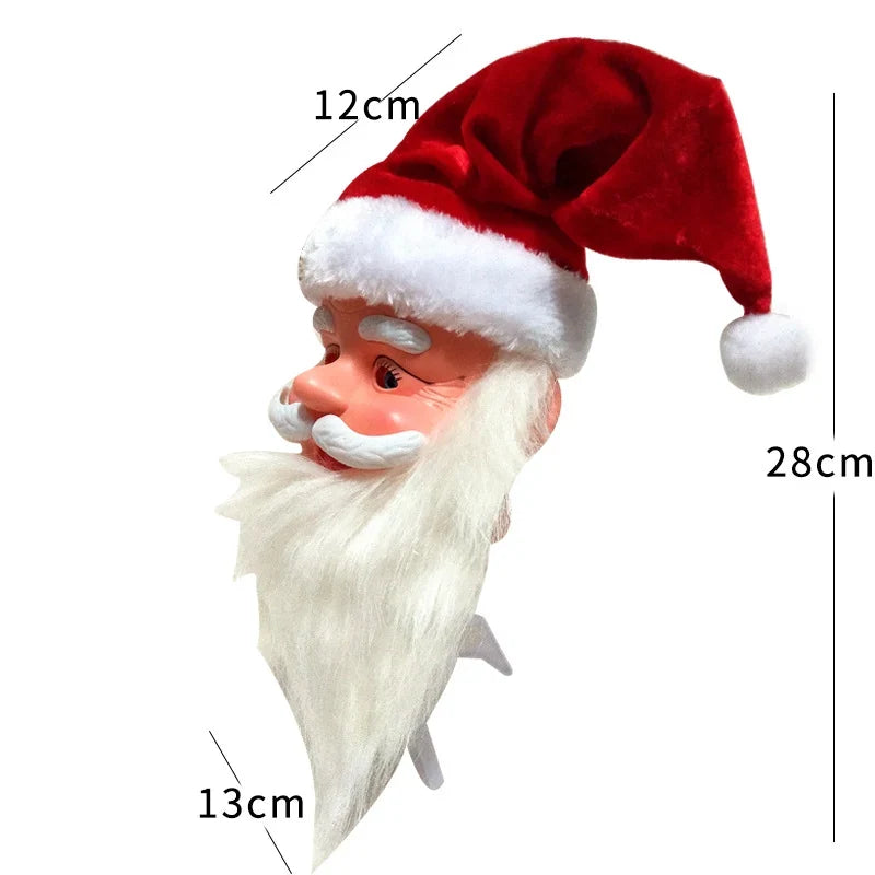 Santa Mask Long Soft Beard Lightweight Universal Fit
