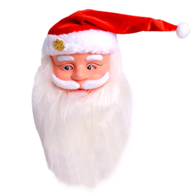 Santa Mask Long Soft Beard One Size