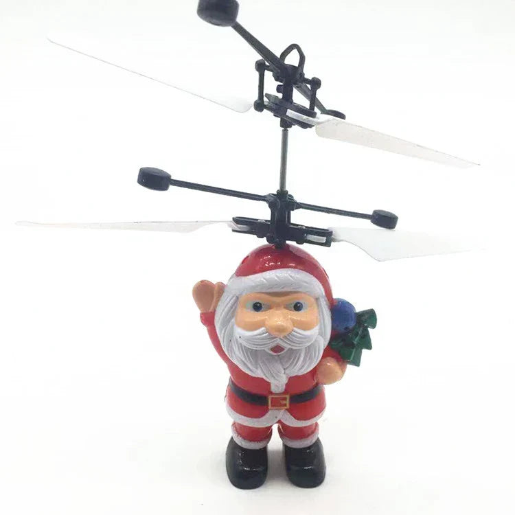 Santa Ornament Rotating Red Indoor & Outdoor