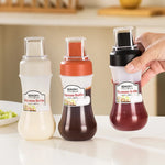 Sauce Dispenser Bottle Five-Hole Cap Squeezable 11.8 Oz Capacity