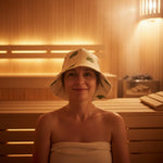 Sauna Hat Wool Blend Breathable Heat Protection