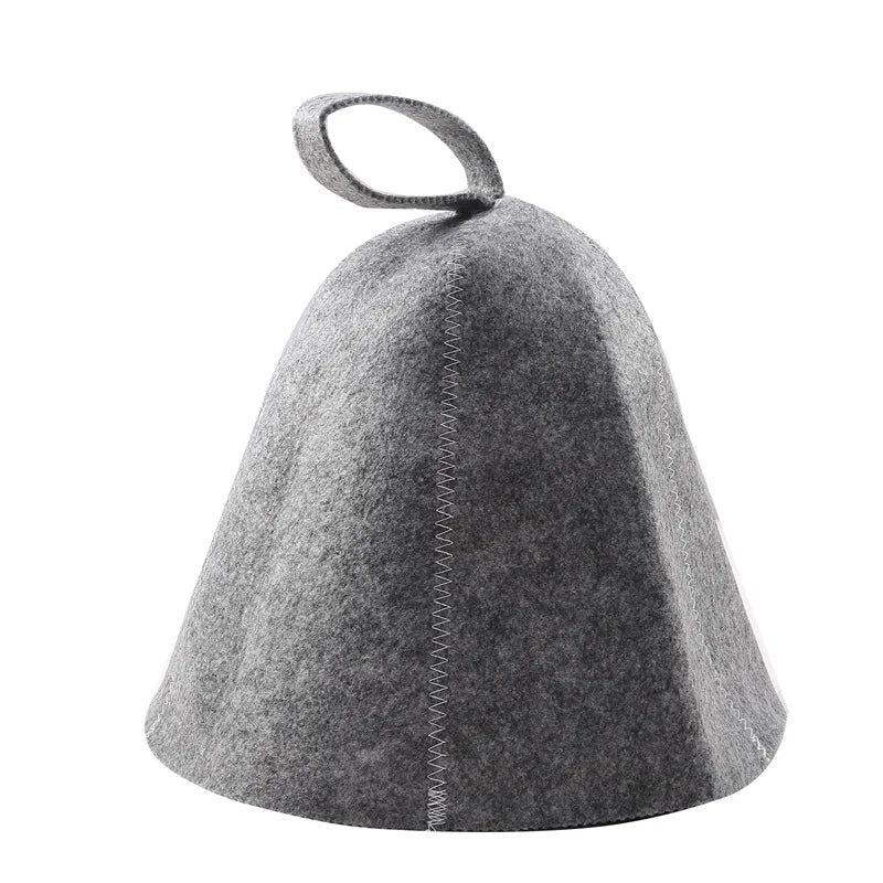 Sauna Hat Wool Blend Breathable Heat Protection