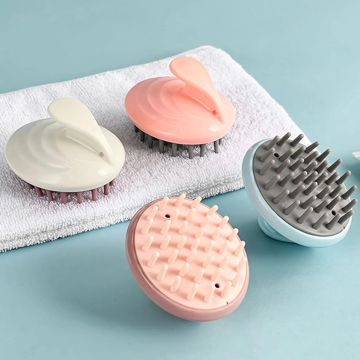 Scalp Massager Brush Ultra-Soft Silicone Hair Growth Support
