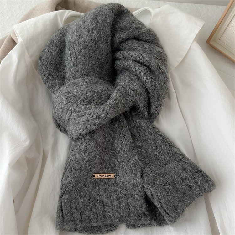 Scarf Alpaca Wool Soft Medium-Weight 64.2-Inch Length