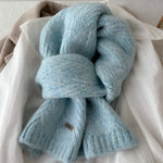 Scarf Alpaca Wool Soft Medium-Weight 64.2-Inch Length