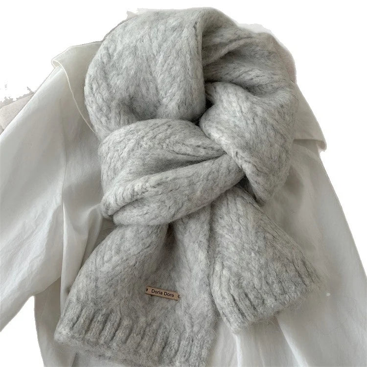 Scarf Alpaca Wool Soft Medium-Weight 64.2-Inch Length