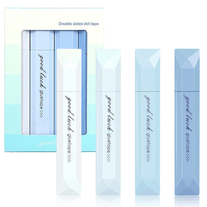Scrapbooking Tape Strong Adhesive Compact Dispenser Set of 4