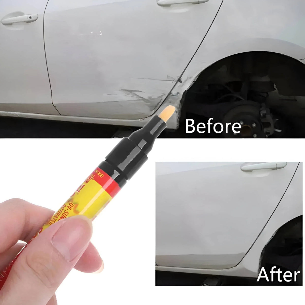 Scratch Repair Pen Colorless Water-Resistant Precision Tip