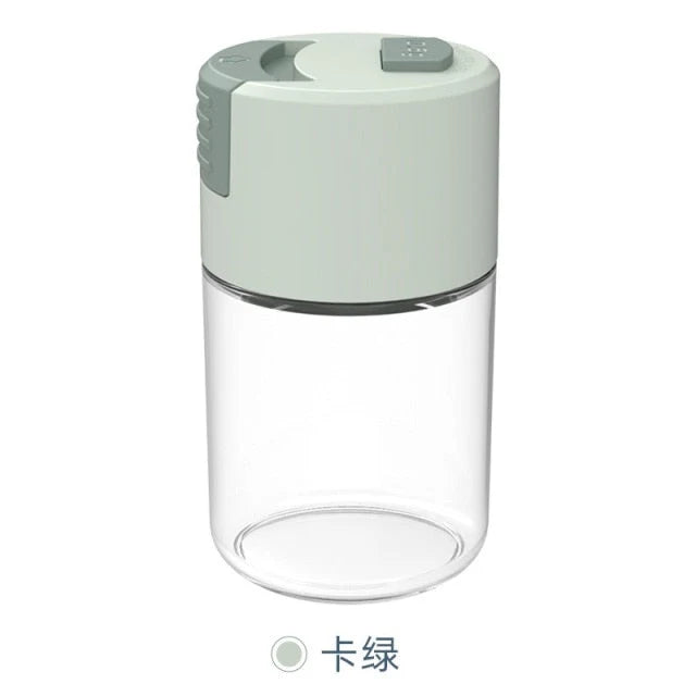 Seasoning Dispenser Glass Metered Portion Control