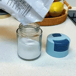 Seasoning Dispenser Glass Metered Portion Control