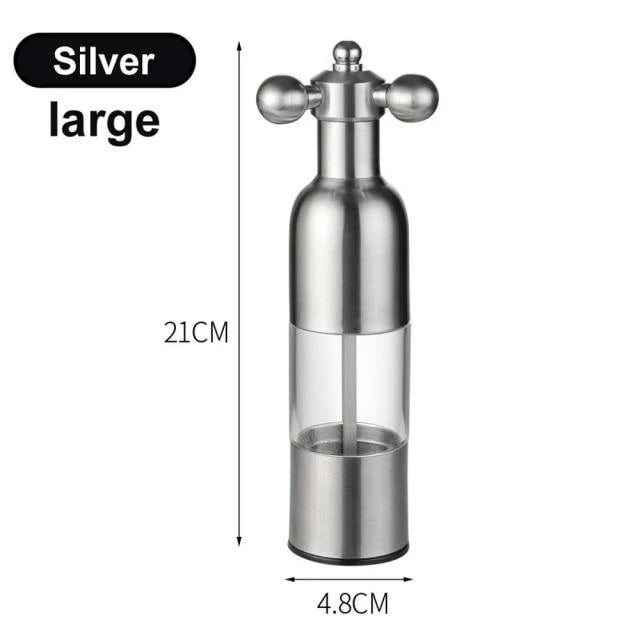 Seasoning Grinder Ceramic Core Adjustable Grind Stainless Steel Shell