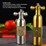 Seasoning Grinder Ceramic Core Adjustable Grind Stainless Steel Shell