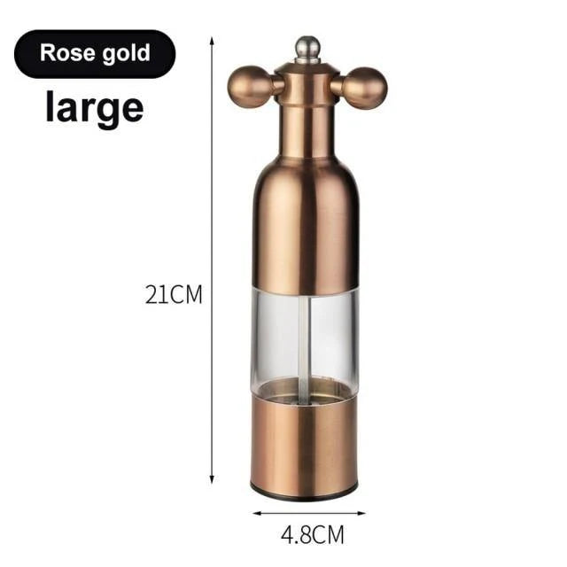 Seasoning Grinder Ceramic Core Adjustable Grind Stainless Steel Shell