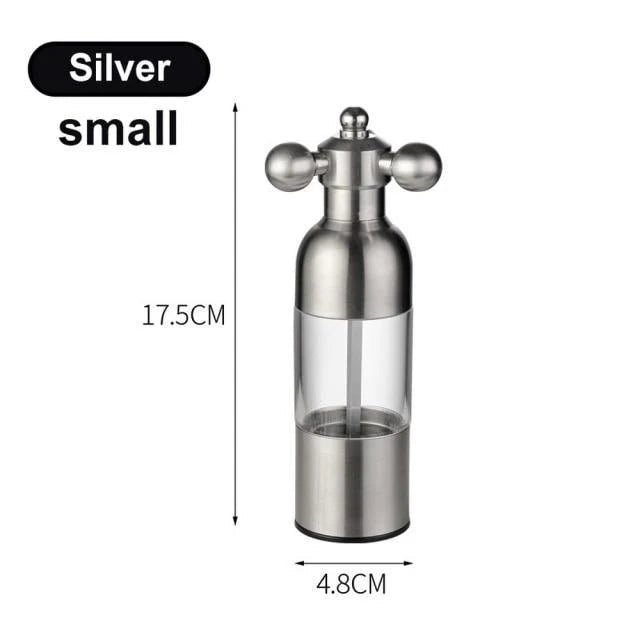 Seasoning Grinder Ceramic Core Adjustable Grind Stainless Steel Shell