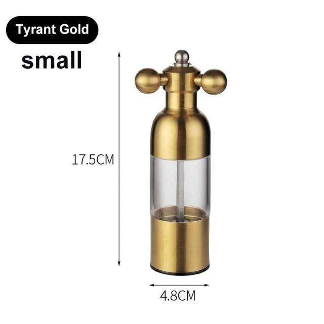 Seasoning Grinder Ceramic Core Adjustable Grind Stainless Steel Shell