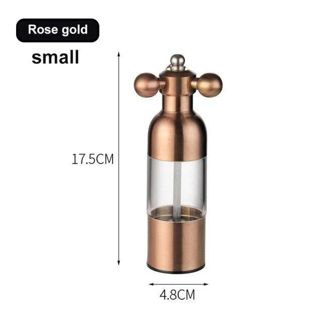Seasoning Grinder Ceramic Core Adjustable Grind Stainless Steel Shell