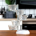 Seasoning Organizer 360° Rotating Stackable Sealed Storage