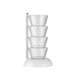 Seasoning Organizer 360° Rotating Stackable Sealed Storage