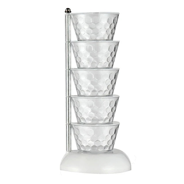 Seasoning Organizer 360° Rotating Stackable Sealed Storage