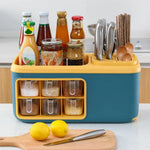 Seasoning Organizer Raised Edge Drainage Tray