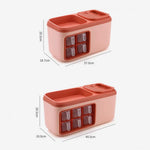 Seasoning Organizer Raised Edge Drainage Tray