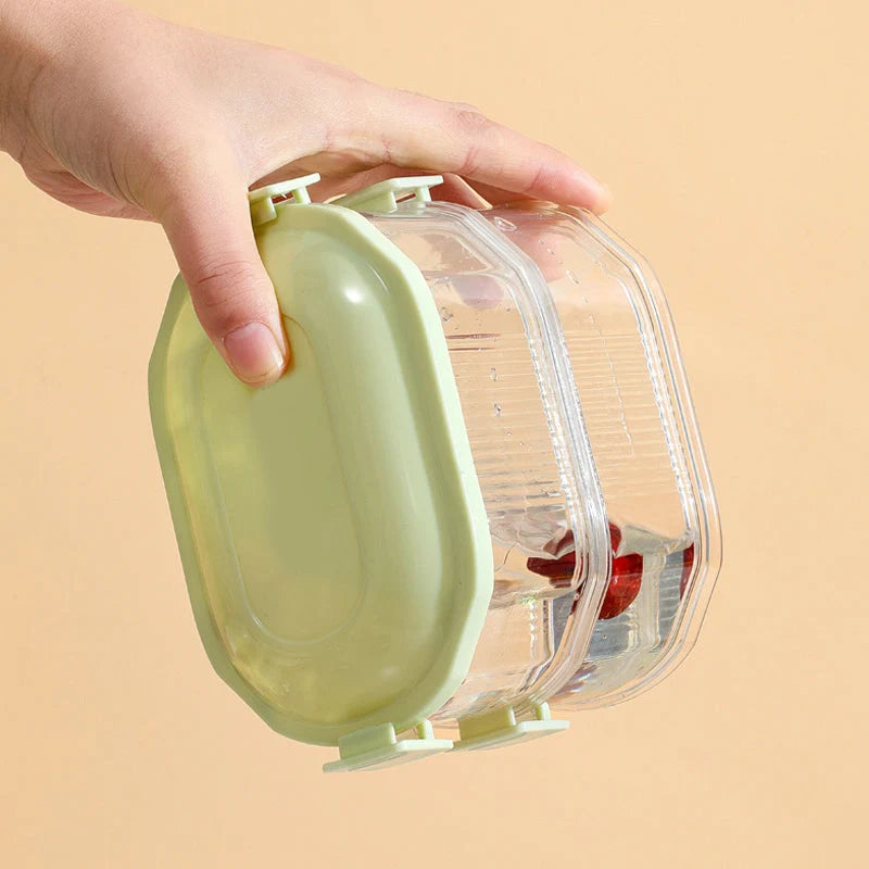 Seasoning Storage Box Vacuum-Pump Seal Stackable BPA-Free