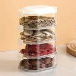 Seasoning Storage Box Vacuum-Pump Seal Stackable BPA-Free