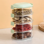Seasoning Storage Box Vacuum-Pump Seal Stackable BPA-Free