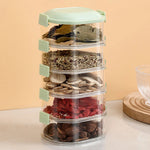 Seasoning Storage Box Vacuum-Pump Seal Stackable BPA-Free