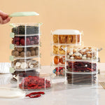 Seasoning Storage Box Vacuum-Pump Seal Stackable BPA-Free