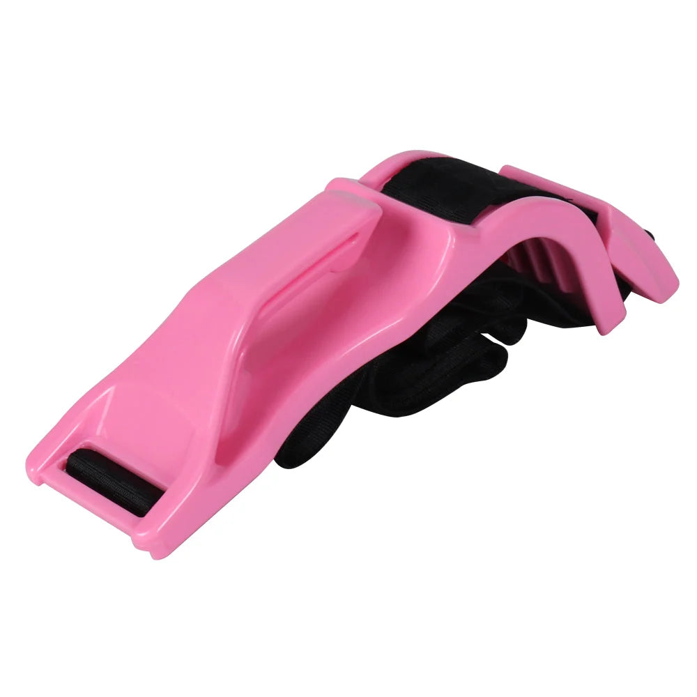 Seat Belt Adjuster Diverts Belly Pressure Non-Slip Base