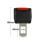 Seat Belt Alarm Silencer Inserts Tool-Free Set of 2