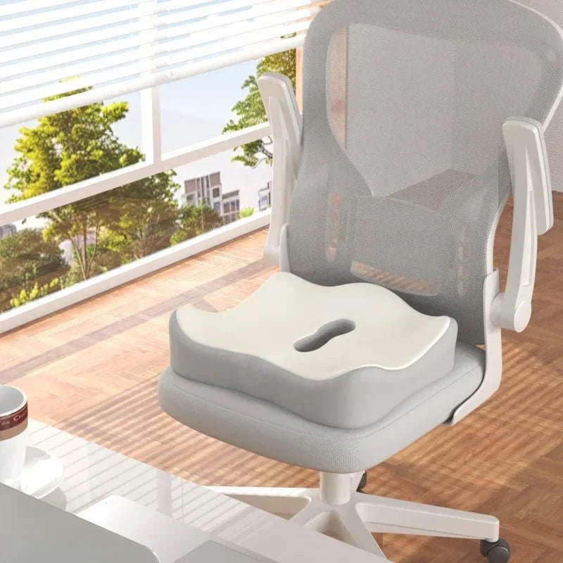 Seat Cushion 3-Zone Memory Foam Lumbar Support