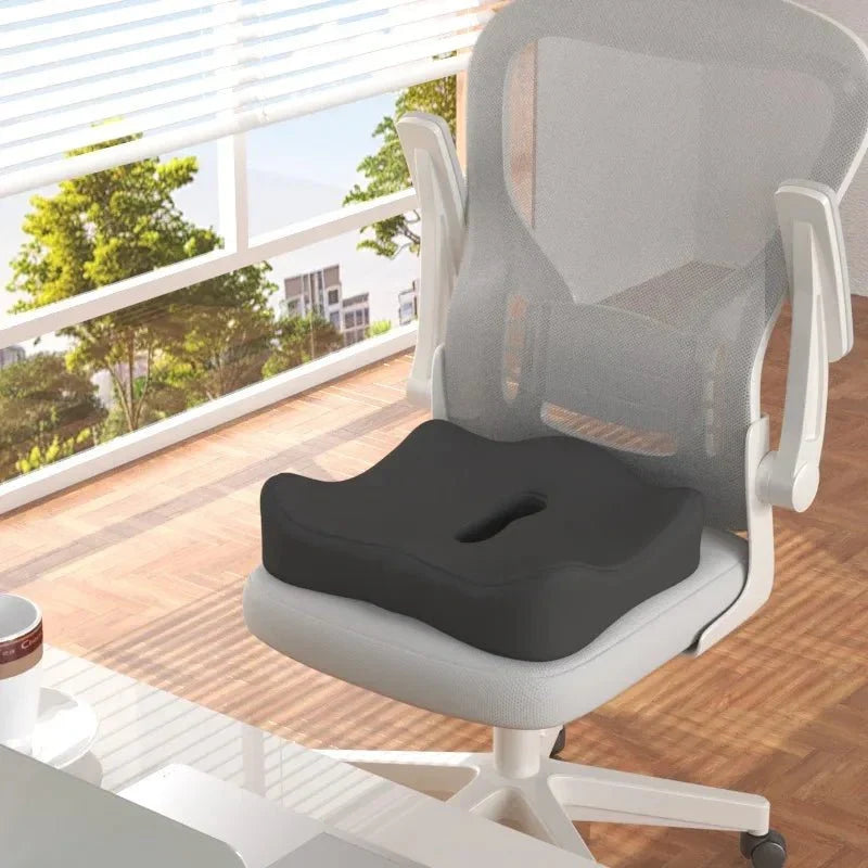 Seat Cushion 3-Zone Memory Foam Lumbar Support