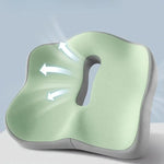 Seat Cushion 3-Zone Memory Foam Lumbar Support
