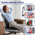 Seat Cushion Contoured Memory Foam Removable Machine-Washable Cover