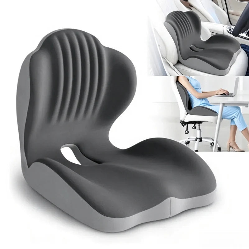 Seat Cushion Contoured Memory Foam Removable Machine-Washable Cover