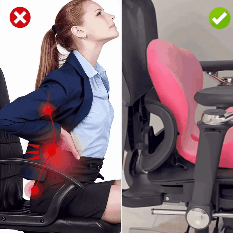 Seat Cushion Contoured Memory Foam Removable Machine-Washable Cover