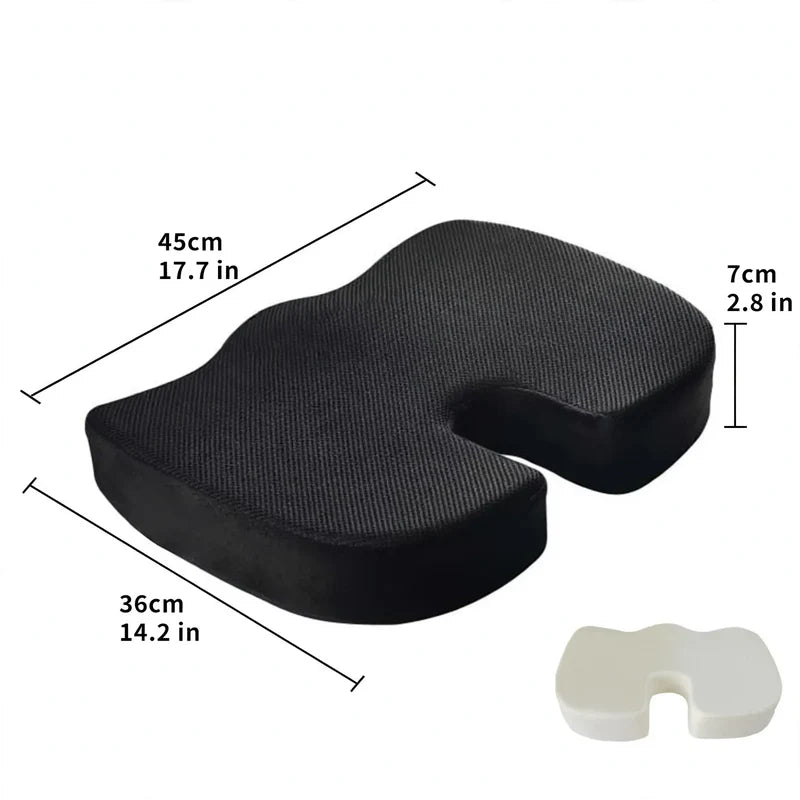 Seat Cushion Gel Memory Foam Non-Slip