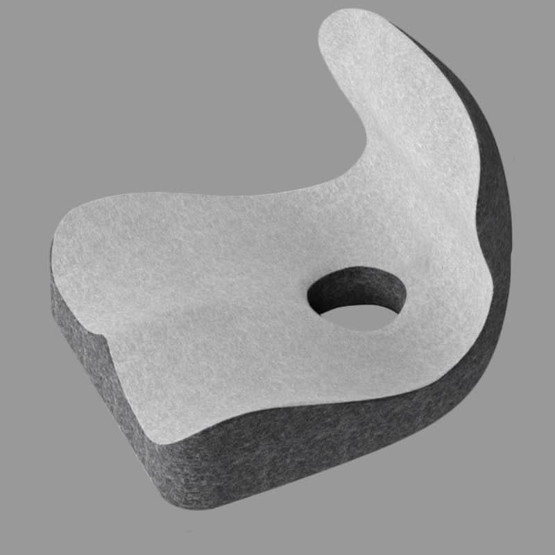 Seat Cushion L-Shaped Memory Foam With Washable Cover