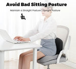 Seat Cushion Memory Foam Removable Machine-Washable Cover