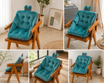 Seat Cushion Memory Foam Tailbone Support Removable Cover