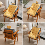 Seat Cushion Memory Foam Tailbone Support Removable Cover