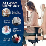 Seat Cushion U-Shaped Memory Foam Machine-Washable Cover