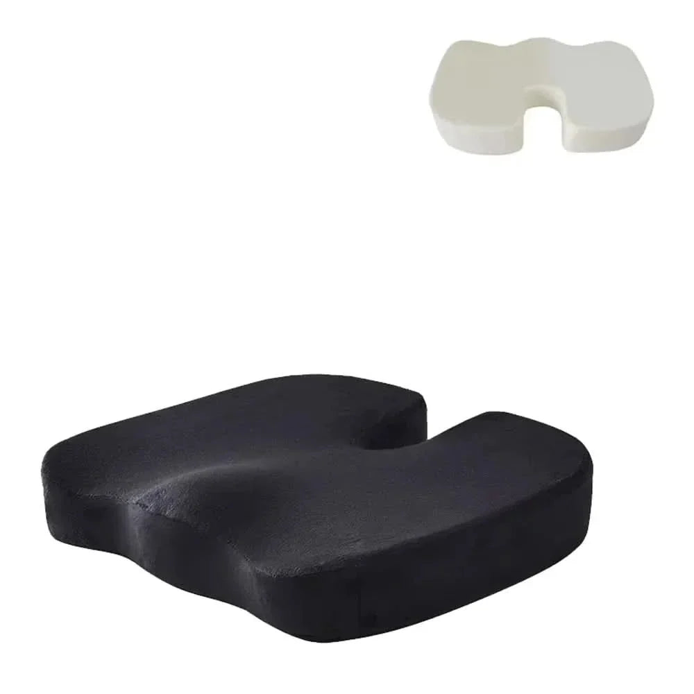Seat Cushion U-Shaped Memory Foam Machine-Washable Cover