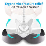 Seat Cushion U-Shaped Memory Foam Non-Slip & Adjustable Strap