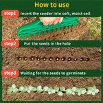 Seed Planter Tool Adjustable Depth & Spacing