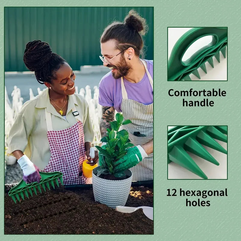 Seed Planter Tool Adjustable Depth & Spacing