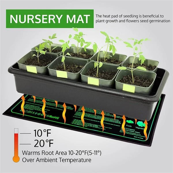 Seedling Heat Mat Waterproof Adjustable Temperature